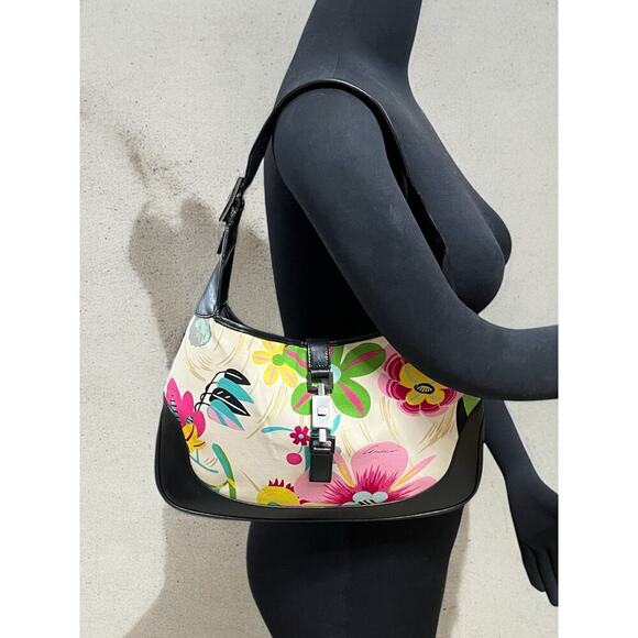 Vintage Gucci 001 – 3306 Flora Jackie Hobo Bag - Picture 6 of 16